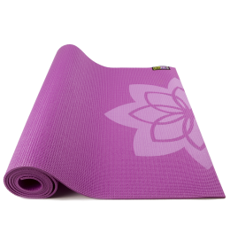 GOFIT YOGA MAT- PURPLE LOTUS FLOWER